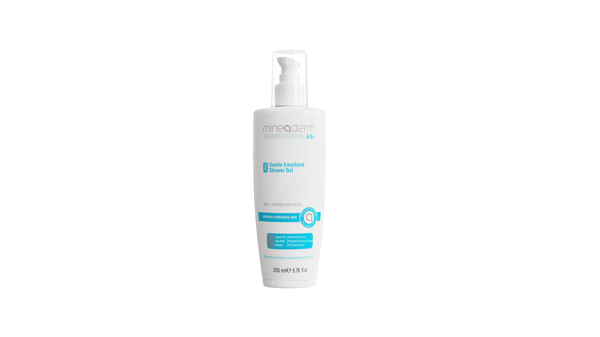 Mineaderm Gentle Emollient Shower Gel for Dry and Sensitive Skin 200 ml
